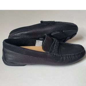 UGG Men Henrick full grain Leather Braid (black Stains Under The Sole)